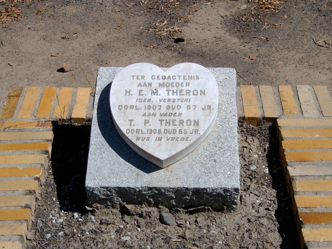 THERON T.P. -1908 &amp; H.E.M. VERSTER -1907