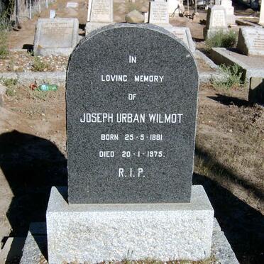 WILMOT Joseph Urban 1881-1975