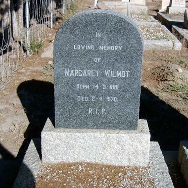 WILMOT Margaret 1881-1970