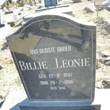 BILLIE Leonie 1947-1996