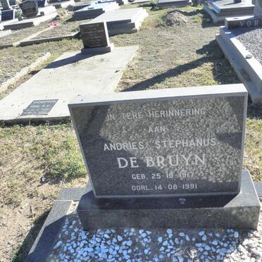BRUYN Andries Stephanus, De 1917-1991