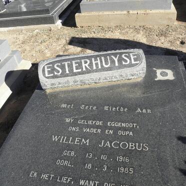 ESTERHUYSE Willem Jacobus 1916-1985