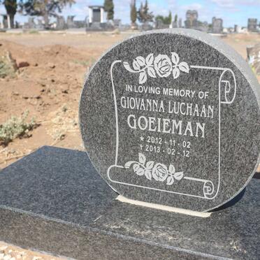 GOEIEMAN Giovanna Luchaan 2012-2013