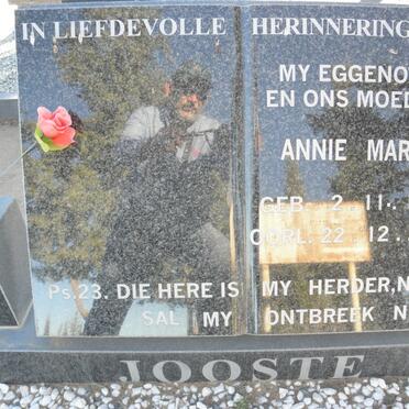 JOOSTE Annie Marie 1958-2004