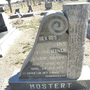 MOSTERT Hendrik Johannes 1972-1972