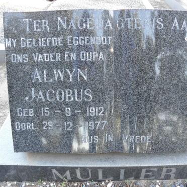 MULLER Alwyn Jacobus 1912-1977