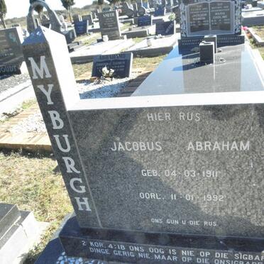 MYBURGH Jacobus Abraham 1911-1992