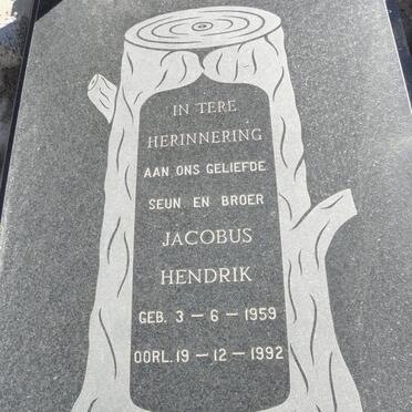 NEL Jacobus Hendrik 1959-1992