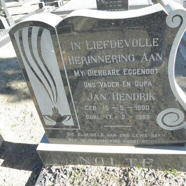 NOLTE Jan Hendrik 1900-1969