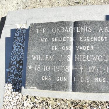 NIEUWOUDT Willem J.S. 1908-1969