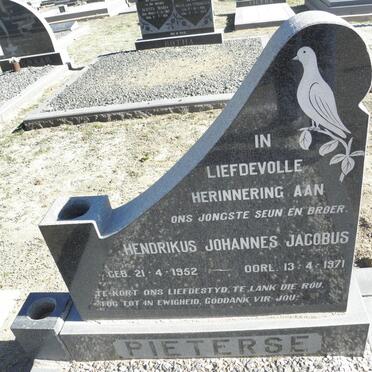 PIETERSE Hendrikus Johannes Jacobus 1952-1971