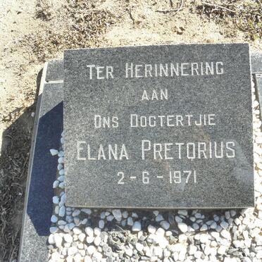 PRETORIUS Elana -1971-1971