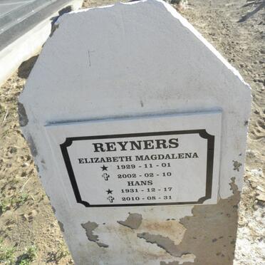 REYNERS Hans 1931-2010 &amp; Elizabeth Magdalena 1929-2002
