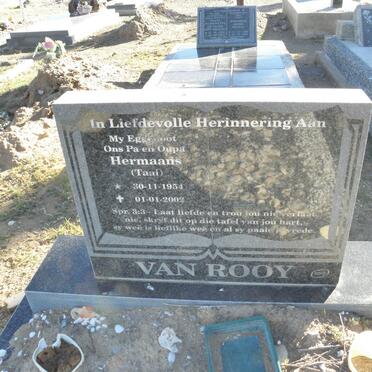 ROOY Hermaans, van 1954-2002 