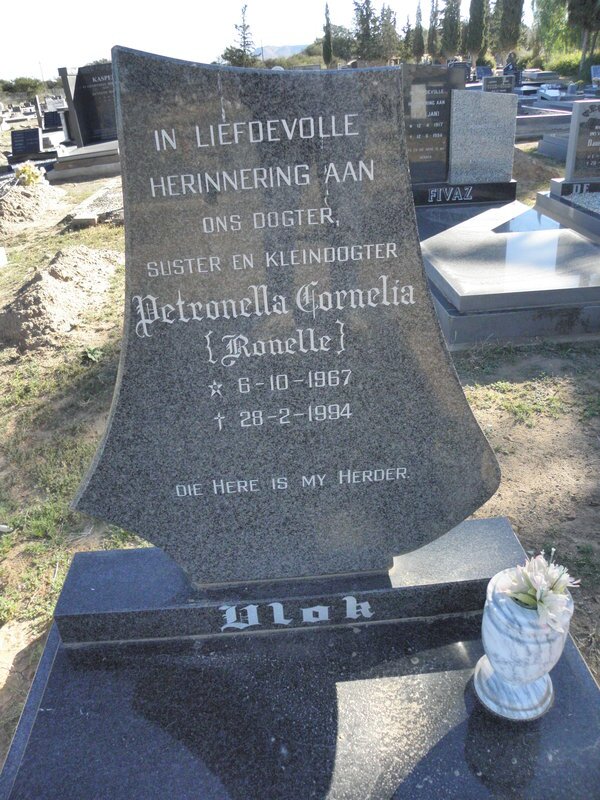 VLOK Petronella Cornelia 1967-1994