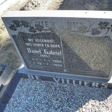 VILLIERS Daniel Gabriel, de 1909-1994 