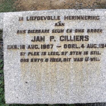 CILLIERS Jan P. 1907-1943