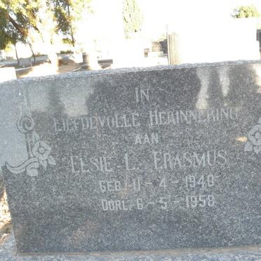 ERASMUS Elsie L. 1948-1958
