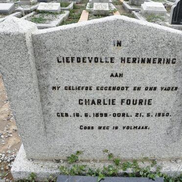 FOURIE Charlie 1898-1950