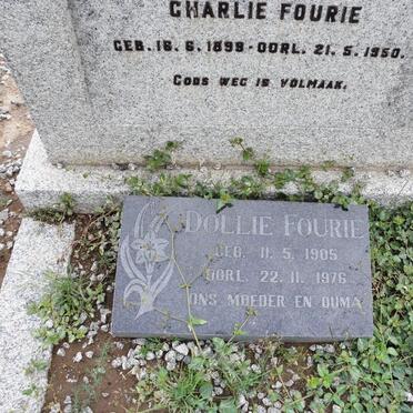 FOURIE Dollie 1905-1976