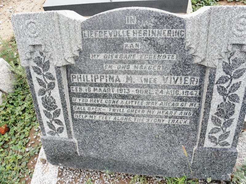 GIBSON Philippina M. nee VIVIER 1913-1947