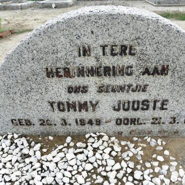 JOOSTE Tommy 1949-1949