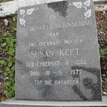 KEET Susan nee EYBERS 1888-1972