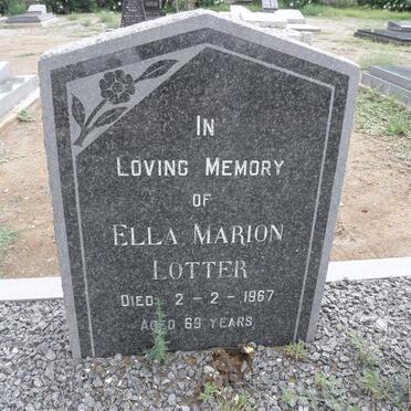 LOTTER Ella Marion -1967