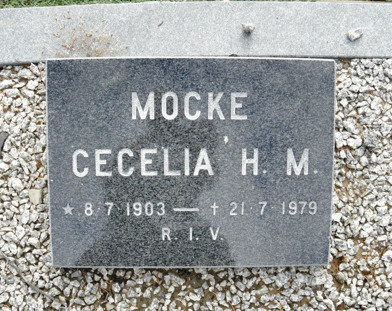 MOCKE Cecelia H.M. 1903-1979