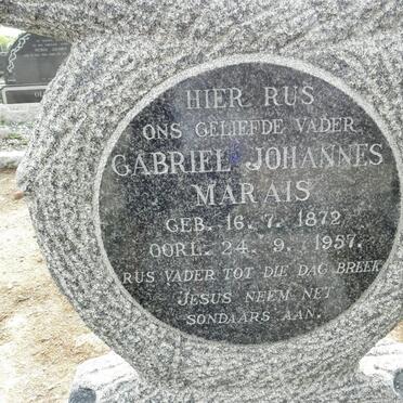 MARAIS Gabriel Johannes 1872-1957