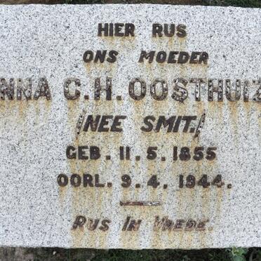 OOSTHUIZEN Anna C.H. nee SMIT 1855-1944