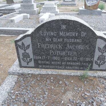 POTGIETER Frederick Jacobus 1903-1964