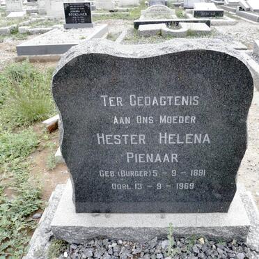 PIENAAR Hester Helena 1891-1969