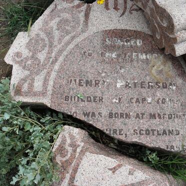 PATERSON Henry 1856-1901