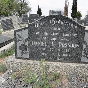 ROSSOUW Daniël G. 1881-1957