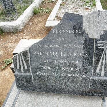 ROUX Marthinus H., le 1891-1953
