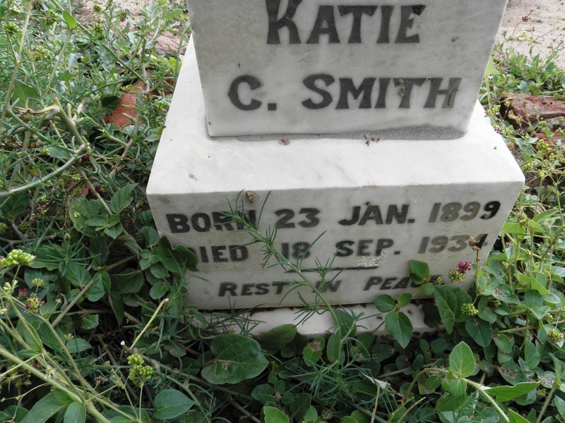 SMITH Katie C. 1899-1934