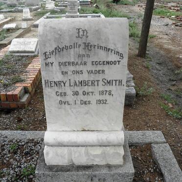 SMITH Henry Lambert 1878-1932