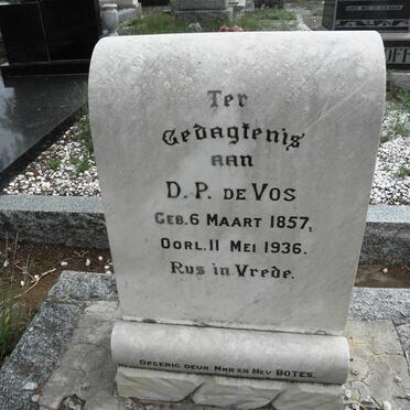 VOS D.P., de 1857-1936
