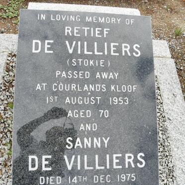 VILLIERS Retief, de -1953 &amp; Sanny -1975
