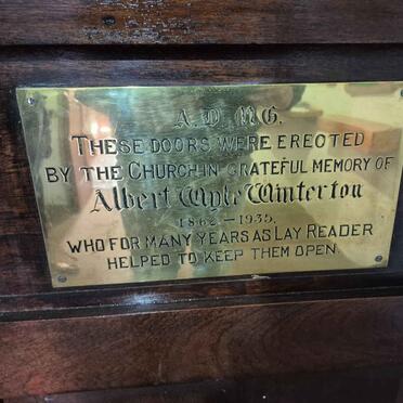 WINTERTON Albert Wyle 1862-1935