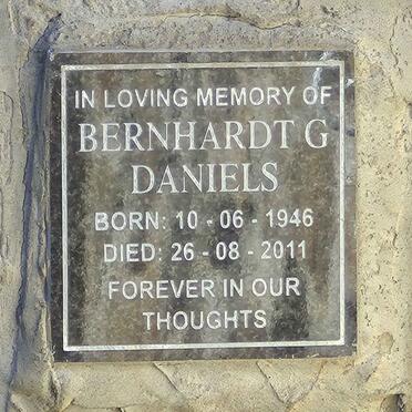 DANIELS Bernhardt G. 1946-2011