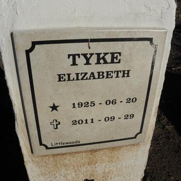 TYKE Elizabeth 1925-2011