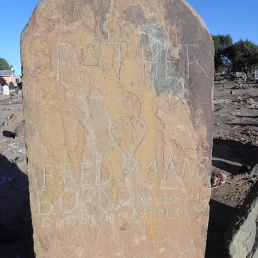 MAANS Fred 1882-1943