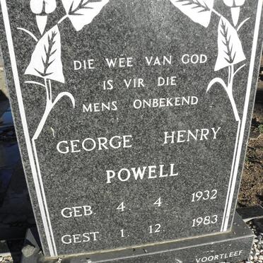 POWELL George Henry 1932-1983