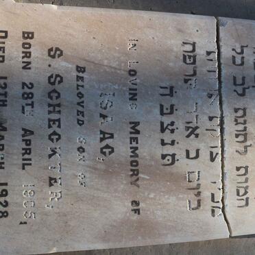 SCHECKTER Isaac 1905-1928