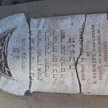 ROBINSKY D. nee GORDON -1904