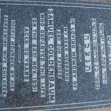 GOLDENBAUM Samuel -1951