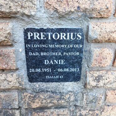 PRETORIUS Danie 1951-2013