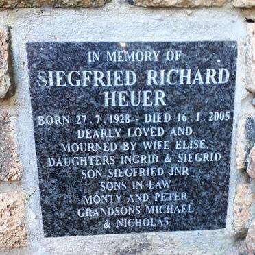 HEUER Siegfried Richard 1928-2005